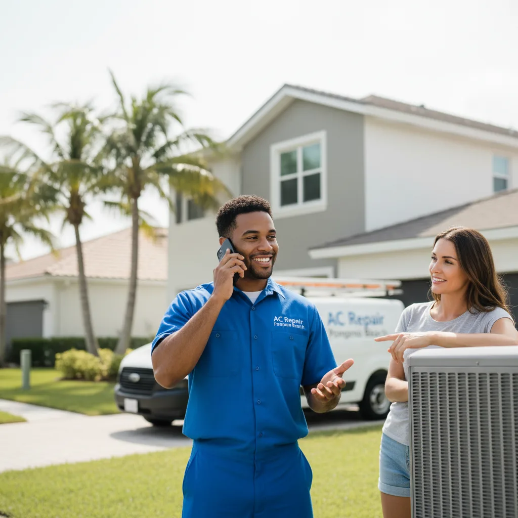 AC Repair Pompano Beach customer support in Mobile